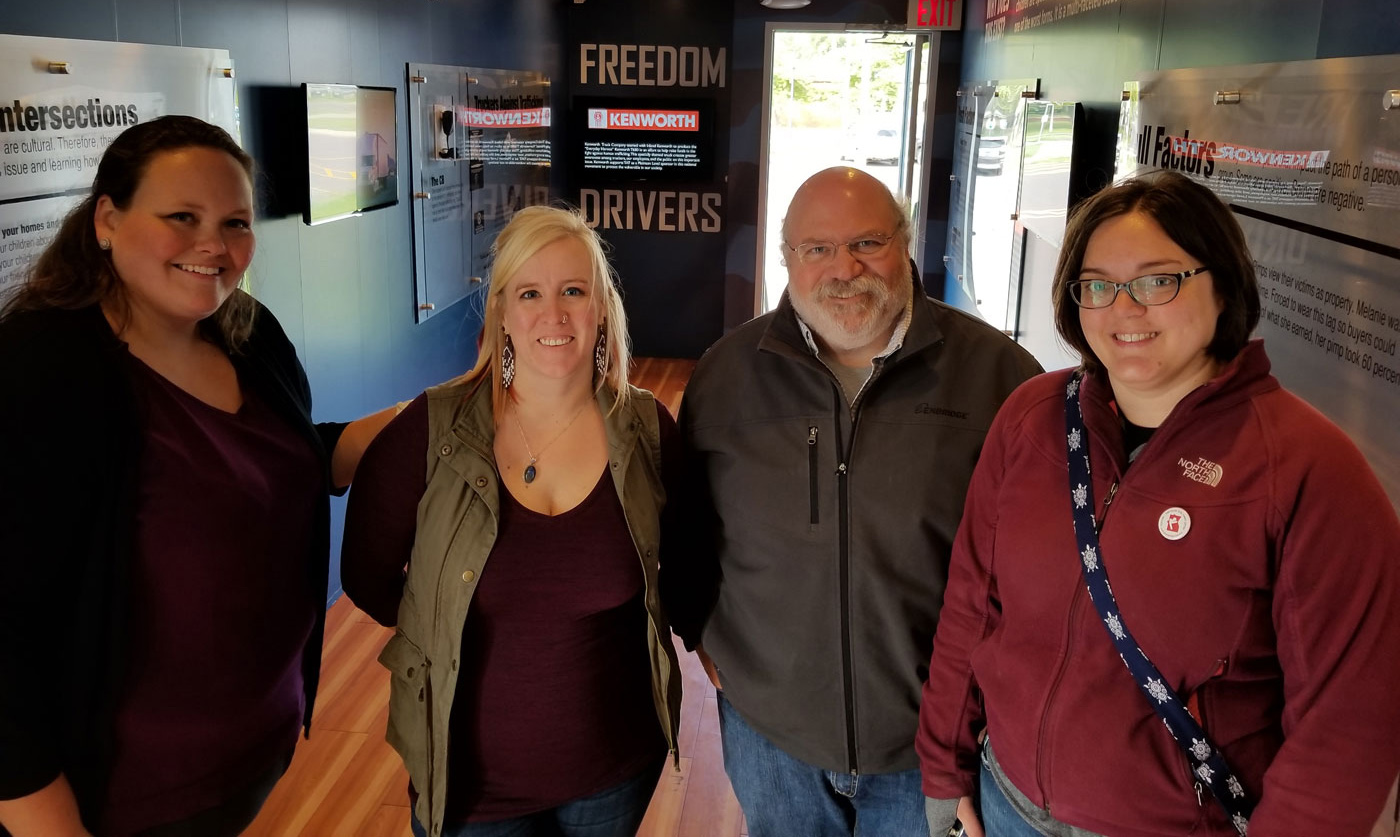Truckers against human trafficking